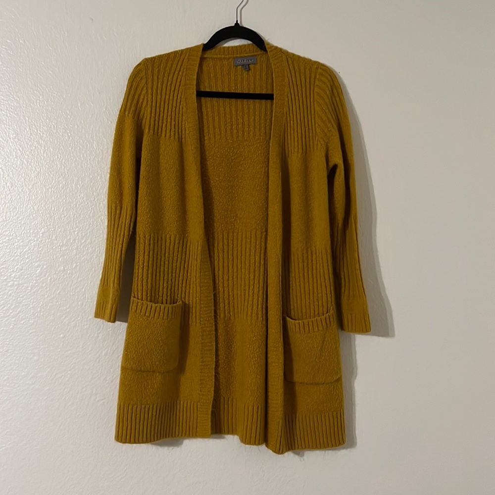 Urbino Mustard Yellow Cardigan